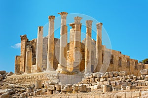 Ancient Jerash Jordan Temple of Artemis