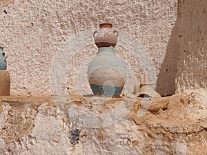 Ancient jug from clay