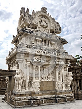 Ancient kailasanathar temple in Kancheepuram, Tamil Nadu