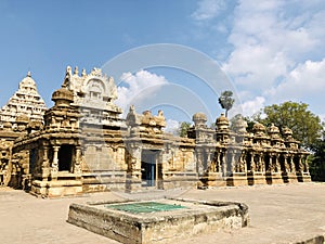 Ancient kailasanathar temple in Kancheepuram, Tamil Nadu