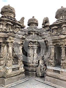 Ancient kailasanathar temple in Kancheepuram, Tamil Nadu