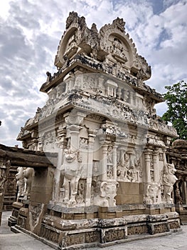 Ancient kailasanathar temple in Kancheepuram, Tamil Nadu