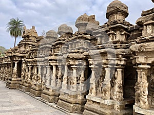 Ancient kailasanathar temple in Kancheepuram, Tamil Nadu