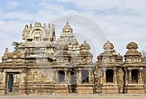 Ancient kailasanathar temple in Kancheepuram, Tamil Nadu