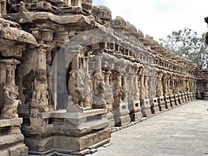 Ancient kailasanathar temple in Kancheepuram, Tamil Nadu