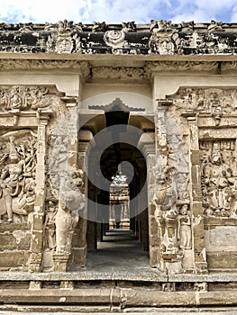 Ancient kailasanathar temple in Kancheepuram, Tamil Nadu