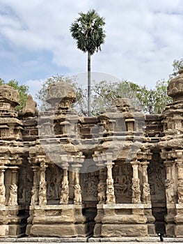 Ancient kailasanathar temple in Kancheepuram, Tamil Nadu