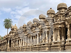 Ancient kailasanathar temple in Kancheepuram, Tamil Nadu