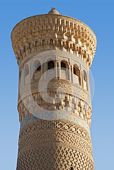 Ancient Kalyan Minaret in Bukhara photo