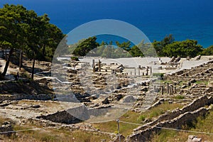 Ancient Kamiros Rhodos Greece architecture historic