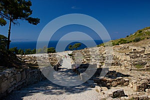 Ancient Kamiros Rhodos Greece architecture historic