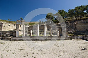 Ancient Kamiros Rhodos Greece architecture historic