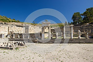 Ancient Kamiros Rhodos Greece architecture historic