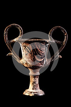 Ancient kantharos vase