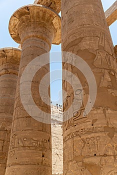 Ancient Karnak temple in Luxor, Egypt