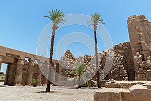 Ancient Karnak temple in Luxor, Egypt