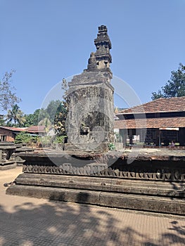 Ancient Karneshwar temple of sangameshwar in Ratnagiri, Maharashtra , India. It is around thousand years old .