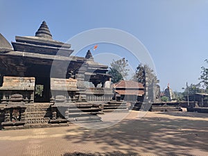 Ancient Karneshwar temple of sangameshwar in Ratnagiri, Maharashtra , India. It is around thousand years old .