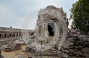 The ancient Khmer temple of Preah Vihear in Cambodia