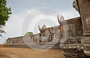 The ancient Khmer temple of Preah Vihear in Cambodia