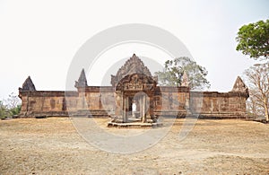 The ancient Khmer temple of Preah Vihear in Cambodia