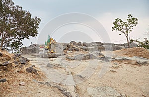 The ancient Khmer temple of Preah Vihear in Cambodia