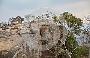 The ancient Khmer temple of Preah Vihear in Cambodia