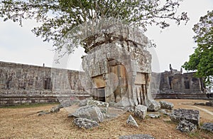 The ancient Khmer temple of Preah Vihear in Cambodia