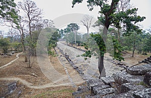 The ancient Khmer temple of Preah Vihear in Cambodia