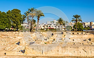 Ancient Kition, an archaeological site in Larnaca