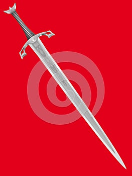 Ancient knightly sword