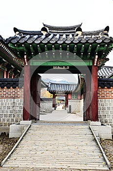 Ancient Korean gate