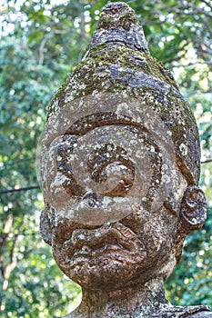 Ancient Lanna statue (ancient Lanna Thai style temple), Thailand