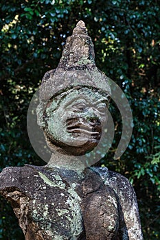 Ancient Lanna statue (ancient Lanna Thai style temple), Thailand