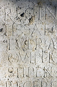 Ancient script in Aquincum