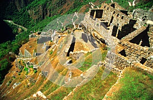 Ancient Machu Picchu Ruins