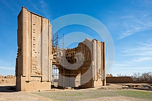 The Ancient Malek Zuzan Mosque in Khorasan, Iran