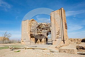 The Ancient Malek Zuzan Mosque in Khorasan, Iran