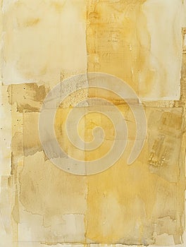Ancient manuscript, beige and soft yellow, Watercolor, hand drawing