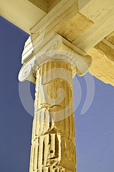 Ancient marble coloums