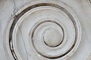 Ancient marble spiral