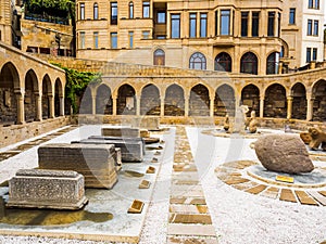 Ancient Market in Old City of Baku