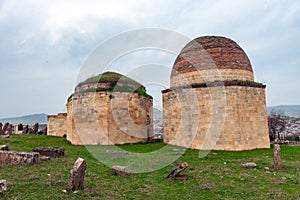 Ancient mausoleum and cemetery, Yeddi Gumbez komplex , Shamak