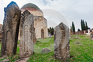 Ancient mausoleum and cemetery, Yeddi Gumbez komplex , Shamak