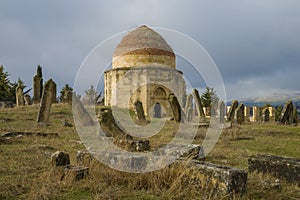 Ancient mausoleum, Eddie Gumbez. Shemakhi, Azerbaijan