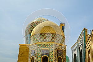 The ancient mausoleum of Shakh-I-Zinda, The Tomb of living King, during the reign of Amir Temur in Samarkand.