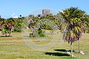 Ancient Maya ruins in Tulum