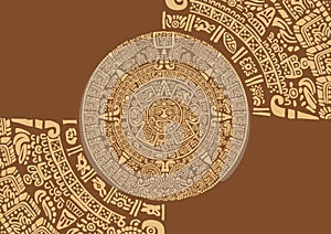 Ancient Mayan Calendar photo