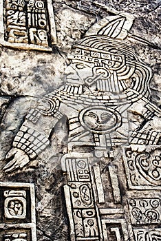 Ancient Mayan hieroglyphics