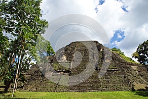 Ancient Mayan pyramid